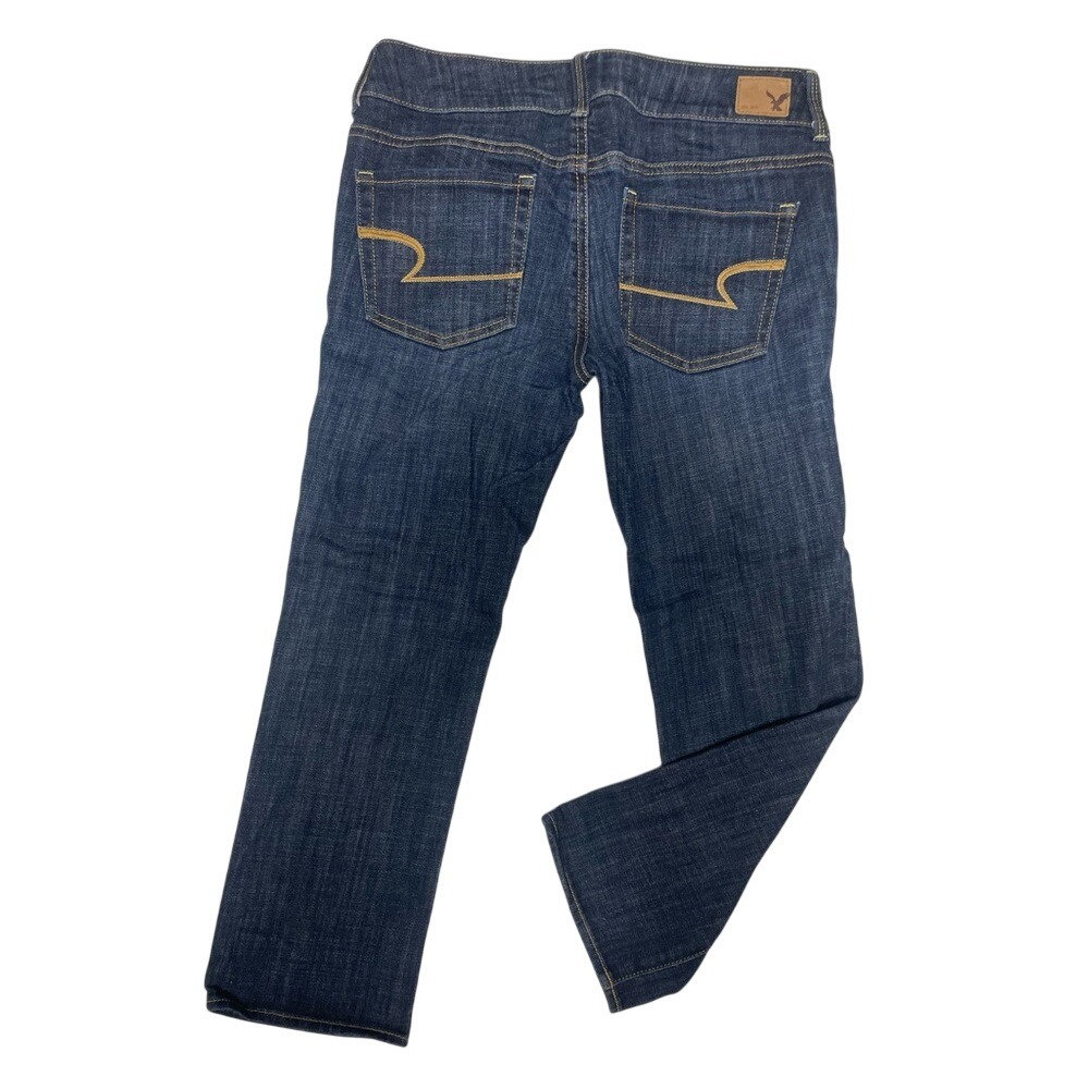 American Eagle Low Rise‎ Artist Crop Stretch Denim Jeans Women's 6
